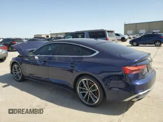 2024 Audi A5 Sportback S line Prestige z VIN WAUEACF51RA122846, wystawiony jako Copart lot #50018975 z przebiegiem Nie podano mil oraz Szkoda całkowita • Salvage title. Historia ofert i sprzedaży dostępna na DreamBid. Obrazek 2.