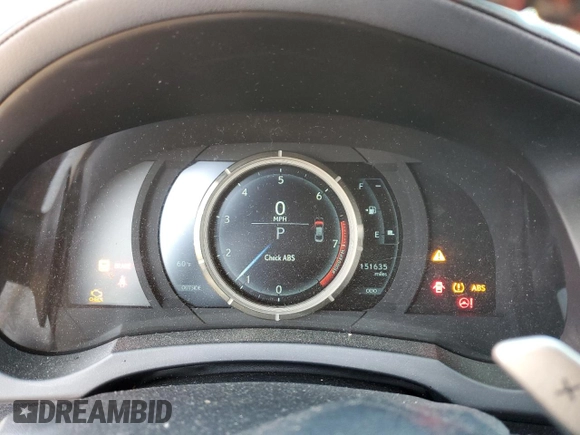 2016 Lexus IS 300/350 with VIN JTHCM1D25G5002874, listed as a Copart auction lot 58462865 with 151,635 mi miles and Salvage title. Bid and sale history available at DreamBid. Image 9.