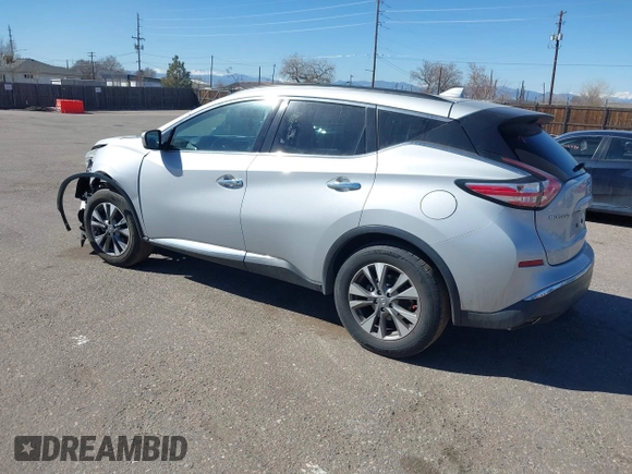 2018 Nissan Murano S with VIN 5N1AZ2MG2JN135283, listed as a IAAI auction lot 41707260 with 137,732 mi miles and . Bid and sale history available at DreamBid. Image 3.