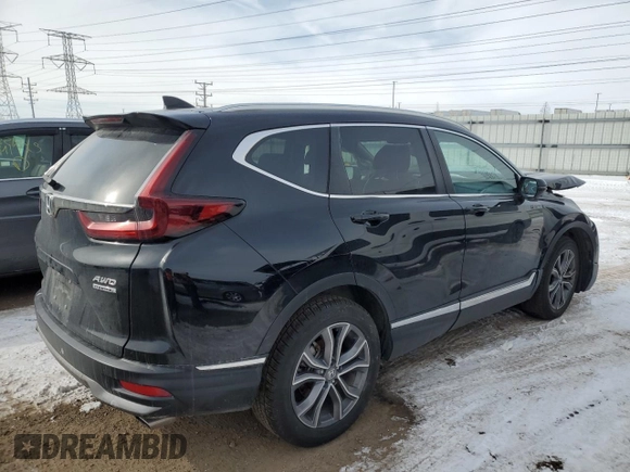 2022 Honda CR-V Touring with VIN 2HKRW2H90NH637551, listed as a Copart auction lot 45647865 with 73,864 mi miles and Salvage Title. Bid and sale history available at carsss.com. Image 3.