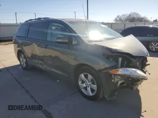 2013 Toyota Sienna LE AAS with VIN 5TDKK3DC1DS351138, listed as a Copart auction lot 46450155 with 130,465 mi miles and Clean Title. Bid and sale history available at DreamBid. Image 4.