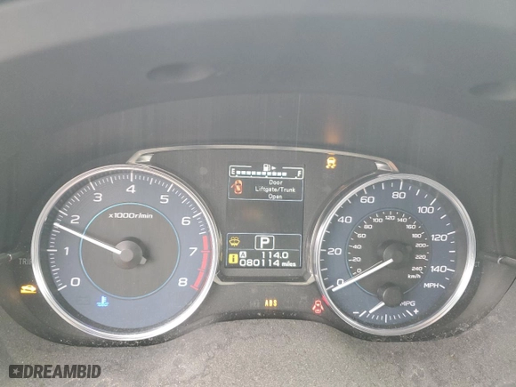 2015 Subaru XV Crosstrek Limited with VIN JF2GPAMC3F8290573, listed as a Copart auction lot 52561585 with 80,114 mi miles and Salvage Title. Bid and sale history available at carsss.com. Image 9.