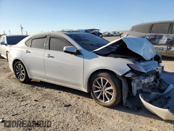 2020 Acura TLX w/Technology Pkg with VIN 19UUB1F57LA015292, listed as a Copart auction lot 78072004 with 0 mi miles and Salvage Title. Bid and sale history available at carsss.com. Image 4.