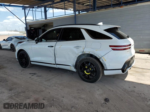 2023 Genesis GV70 Sport with VIN KMUMCDTC3PU084756, listed as a Copart auction lot 53306245 with 27,682 mi miles and Salvage Title. Bid and sale history available at DreamBid. Image 2.