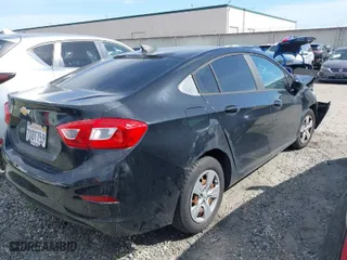 2017 Chevrolet Cruze LS with VIN 1G1BC5SM7H7138420, listed as a IAAI auction lot 41572110 with NaN miles. Bid and sale history available at carsss.com. Image 4.