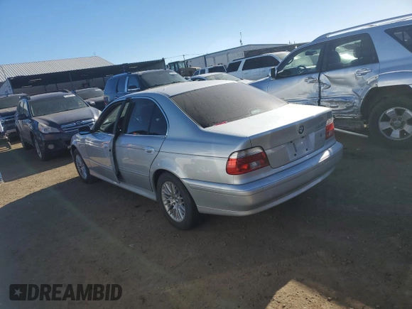 2003 BMW 5 Series 530iA with VIN WBADT63413CK36974, listed as a Copart auction lot 83712964 with 0 mi miles and Clean Title. Bid and sale history available at carsss.com. Image 2.