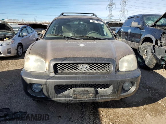 2003 Hyundai Santa Fe GLS with VIN KM8SC73D73U360575, listed as a Copart auction lot 42012085 with 193,755 mi miles and Salvage Title. Bid and sale history available at carsss.com. Image 5.