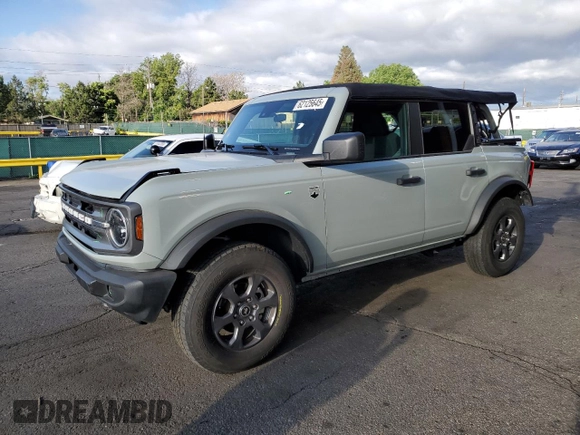 2022 Ford Bronco с VIN 1FMDE5BH0NLB40473, выставлен на аукционе Copart как лот 62125645 с пробегом 38 571 миль миль и Списание • Salvage title. История ставок и продаж доступна на DreamBid. Изображение 1.