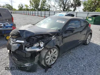2013 Hyundai Veloster w/Gray Int z VIN KMHTC6AD1DU101406, wystawiony jako Copart lot #55087095 z przebiegiem 115 373 mil mil oraz Szkoda całkowita • Salvage title. Historia ofert i sprzedaży dostępna na DreamBid. Obrazek 1.