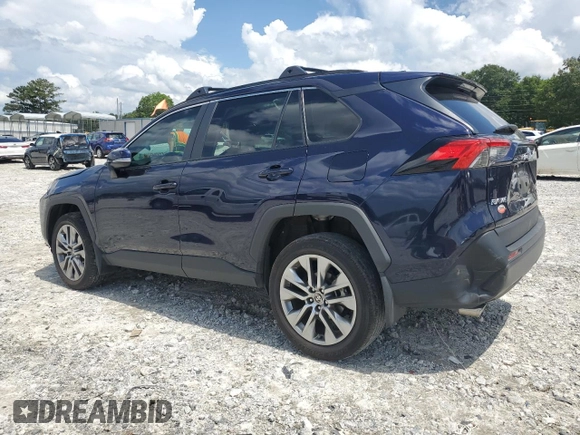 2022 Toyota RAV4 XLE Premium with VIN 2T3C1RFV5NW225650, listed as a Copart auction lot 61301165 with 36,969 mi miles and Salvage title. Bid and sale history available at DreamBid. Image 2.