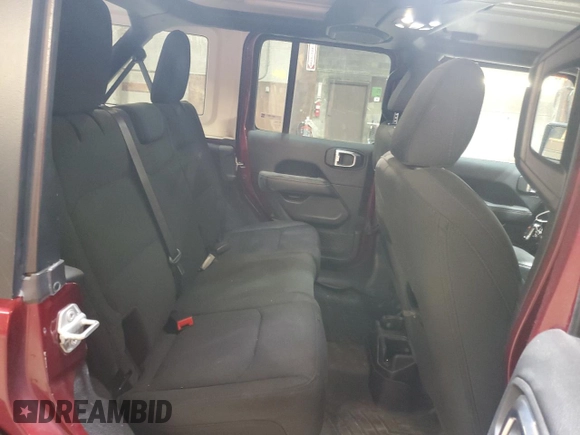 2021 Jeep Wrangler Unlimited Sahara z VIN 1C4HJXEGXMW758252, wystawiony jako Copart lot #50489015 z przebiegiem 38 388 mil mil oraz Szkoda całkowita • Salvage title. Historia ofert i sprzedaży dostępna na DreamBid. Obrazek 11.
