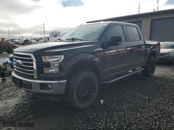 2017 Ford F-150 XL with VIN 1FTEW1EG2HKE22822, listed as a Copart auction lot 44178535 with 54,060 mi miles and Salvage Title. Bid and sale history available at carsss.com. Image 1.