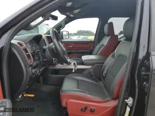2019 Ram 1500 Rebel with VIN 1C6SRFLTXKN900229, listed as a Copart auction lot 44727365 with 77,670 mi miles and Salvage Title. Bid and sale history available at carsss.com. Image 7.