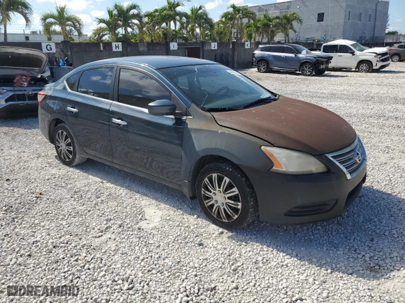 2014 Nissan Sentra S with VIN 3N1AB7AP4EL693929, listed as a Copart auction lot 44299315 with 92,226 mi miles and Clean Title. Bid and sale history available at carsss.com. Image 4.