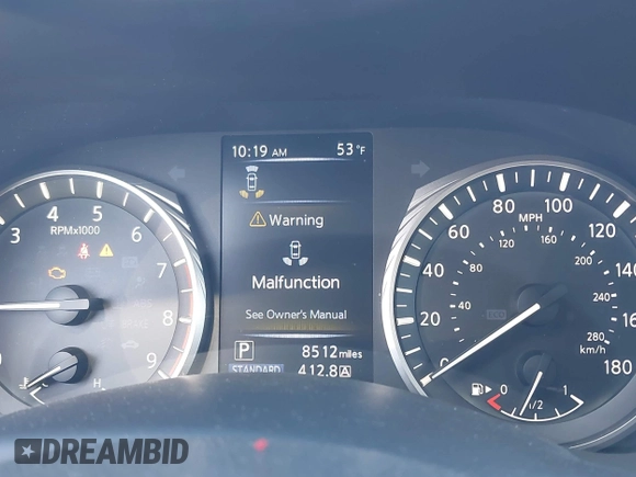2023 Infiniti Q50 Luxe z VIN JN1EV7BR7PM541712, wystawiony jako IAAI lot #41942433 z przebiegiem 8 512 mil mil oraz . Historia ofert i sprzedaży dostępna na DreamBid. Obrazek 15.