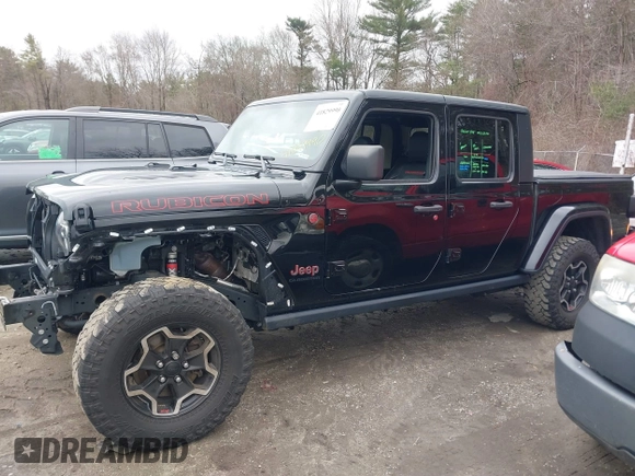 2021 Jeep Gladiator Rubicon z VIN 1C6JJTBG8ML524215, wystawiony jako IAAI lot #41829990 z przebiegiem 62 942 mil mil oraz . Historia ofert i sprzedaży dostępna na DreamBid. Obrazek 15.
