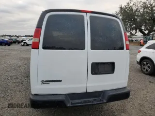 2018 Chevrolet Express Cargo Van with VIN 1GCWGAFP7J1188883, listed as a Copart auction lot 88089515 with 75,036 mi miles and Salvage Title. Bid and sale history available at carsss.com. Image 6.