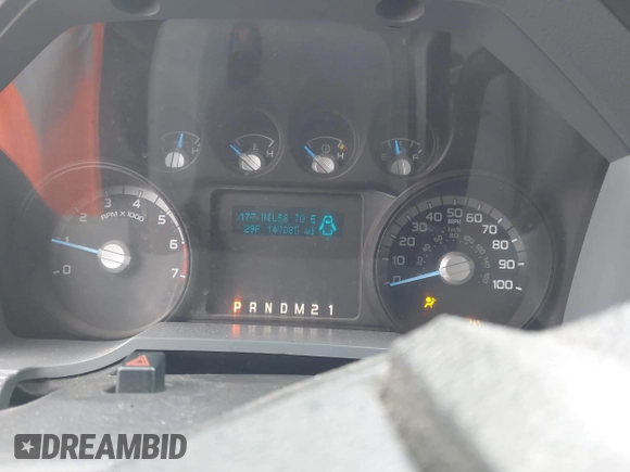 2012 Ford Super Duty F-250 SRW XL with VIN 1FT7X2A68CEB58554, listed as a IAAI auction lot 41366350 with 147,085 mi miles. Bid and sale history available at carsss.com. Image 7.