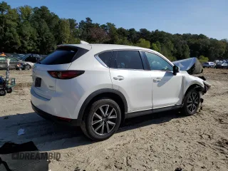 2018 Mazda CX-5 Grand Touring with VIN JM3KFADM9J1439436, listed as a Copart auction lot 74189114 with 0 mi miles and Salvage Title. Bid and sale history available at carsss.com. Image 3.