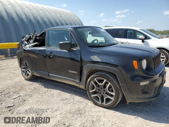2021 Jeep Renegade Sport z VIN ZACNJCAB4MPM32480, wystawiony jako Copart lot #60702224 z przebiegiem 39 398 mil mil oraz Szkoda całkowita • Salvage title. Historia ofert i sprzedaży dostępna na DreamBid. Obrazek 4.