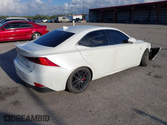 2017 Lexus IS 350 with VIN JTHBE1D26H5029964, listed as a IAAI auction lot 41891131 with 116,033 mi miles and . Bid and sale history available at DreamBid. Image 4.