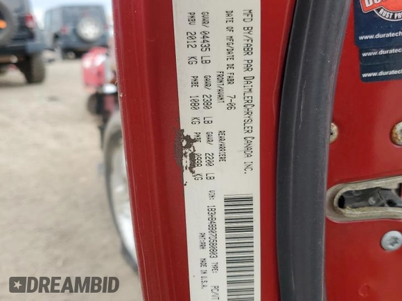 2007 Dodge Caliber SXT z VIN 1B3HB48B07D580803, wystawiony jako Copart lot #76931074 z przebiegiem 146 833 mil mil oraz Szkoda całkowita • Salvage title. Historia ofert i sprzedaży dostępna na DreamBid. Obrazek 12.