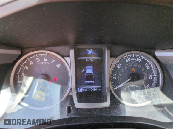 2017 Toyota Tacoma SR5 z VIN 5TFAZ5CN5HX048708, wystawiony jako Copart lot #53750475 z przebiegiem 104 861 mil mil oraz Szkody całkowita. Historia ofert i sprzedaży dostępna na DreamBid. Obrazek 9.