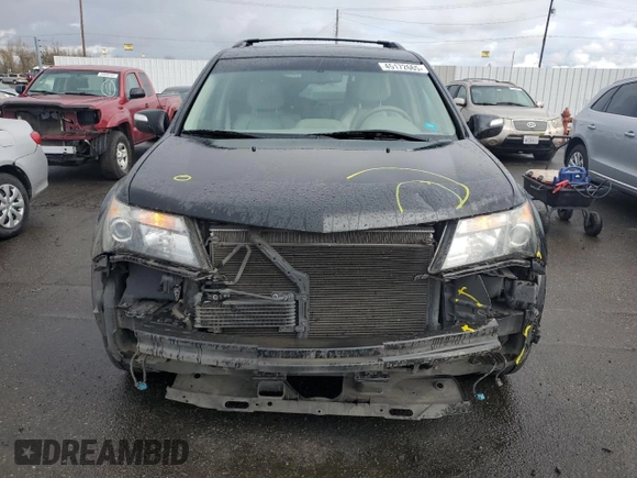 2011 Acura MDX Tech Pkg with VIN 2HNYD2H6XBH536443, listed as a Copart auction lot 45172665 with 95,145 mi miles and Salvage Title. Bid and sale history available at carsss.com. Image 5.