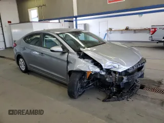 2017 Hyundai Elantra SE with VIN 5NPD74LF9HH076318, listed as a Copart auction lot 58965025 with 73,032 mi miles and Salvage title. Bid and sale history available at DreamBid. Image 4.