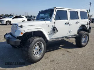 2017 Jeep Wrangler Unlimited Sahara with VIN 1C4BJWEG1HL531197, listed as a Copart auction lot 56328845 with 109,307 mi miles and Salvage title. Bid and sale history available at DreamBid. Image 1.