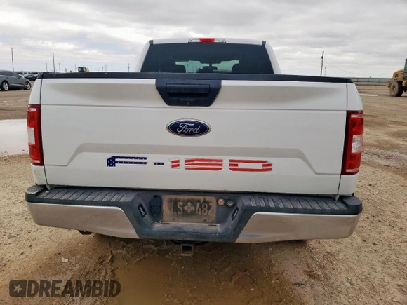 2019 Ford F-150 XL with VIN 1FTEX1EB0KKE69405, listed as a Copart auction lot 59414245 with 88,224 mi miles and Salvage title. Bid and sale history available at DreamBid. Image 6.