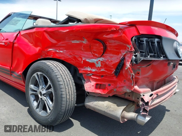 2014 Ford Mustang V6 with VIN 1ZVBP8EM5E5236603, listed as a IAAI auction lot 42355551 with 100,617 mi miles and . Bid and sale history available at DreamBid. Image 6.