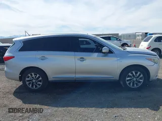 2014 Infiniti QX60 with VIN 5N1AL0MN3EC505792, listed as a IAAI auction lot 41761110 with 144,950 mi miles and . Bid and sale history available at DreamBid. Image 13.