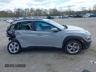 2023 Hyundai Kona SEL with VIN KM8K6CAB9PU999533, listed as a IAAI auction lot 42053046 with 15,506 mi miles. Bid and sale history available at carsss.com. Image 13.