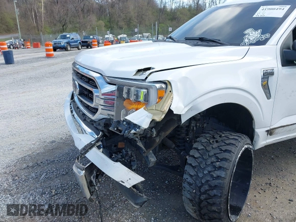 2023 Ford F-150 XL with VIN 1FTEW1C58PKE81292, listed as a IAAI auction lot 41900494 with 34,753 mi miles and . Bid and sale history available at DreamBid. Image 17.