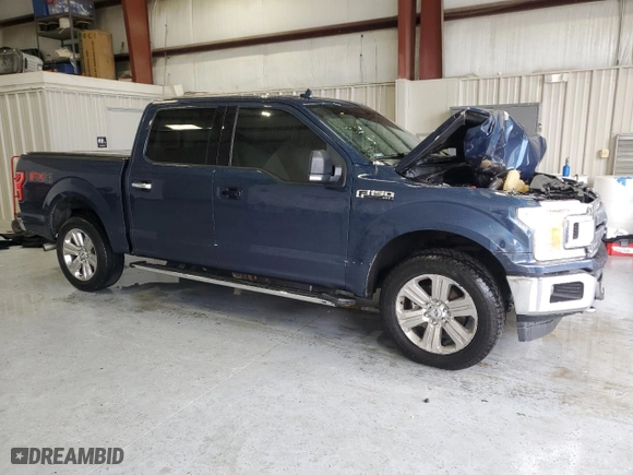 2018 Ford F-150 XL with VIN 1FTEW1EP6JKF14859, listed as a Copart auction lot 47879735 with 73,655 mi miles and Salvage Title. Bid and sale history available at carsss.com. Image 4.