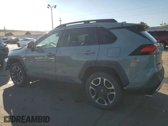 2019 Toyota RAV4 Adventure with VIN 2T3J1RFV3KC008618, listed as a Copart auction lot 74594424 with 41,722 mi miles and Salvage title. Bid and sale history available at DreamBid. Image 2.