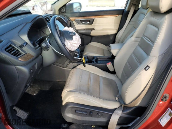 2018 Honda CR-V EX-L with VIN 2HKRW2H84JH613464, listed as a Copart auction lot 53984255 with 55,494 mi miles and Salvage Title. Bid and sale history available at carsss.com. Image 7.