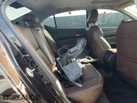 2016 Acura TLX with VIN 19UUB1F34GA001113, listed as a Copart auction lot 61598035 with 127,792 mi miles and Salvage title. Bid and sale history available at DreamBid. Image 10.