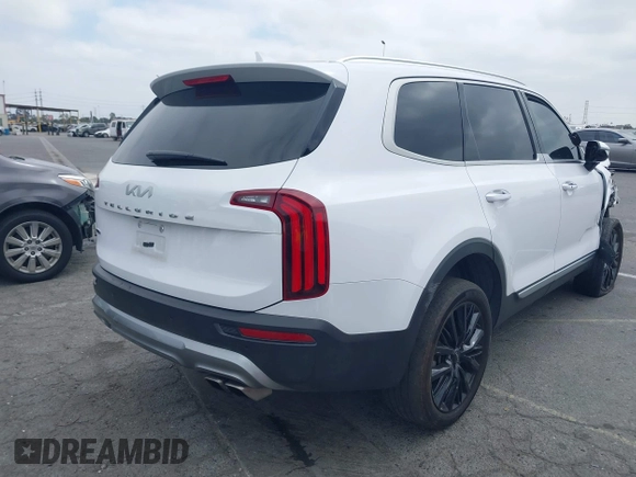 2022 Kia Telluride SX z VIN 5XYP5DHC9NG247668, wystawiony jako IAAI lot #42177230 z przebiegiem 37 401 mil mil oraz . Historia ofert i sprzedaży dostępna na DreamBid. Obrazek 4.