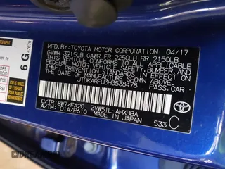 2017 Toyota Prius Two z VIN JTDKARFU3H3538478, wystawiony jako IAAI lot #42109823 z przebiegiem 74 567 mil mil oraz . Historia ofert i sprzedaży dostępna na DreamBid. Obrazek 9.