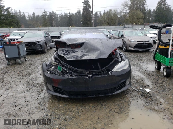 2016 Tesla Model S 70 with VIN 5YJSA1E16GF148517, listed as a Copart auction lot 52163195 with 179,172 mi miles and Salvage title. Bid and sale history available at DreamBid. Image 5.