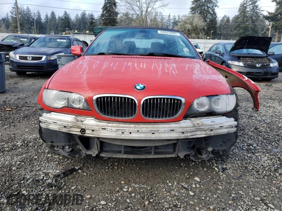 2006 BMW 3 Series 325Ci with VIN WBABW33416PX85410, listed as a Copart auction lot 44622005 with 188,716 mi miles and Salvage Title. Bid and sale history available at carsss.com. Image 5.