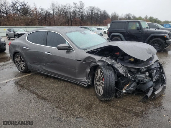 2017 Maserati Ghibli S Q4 with VIN ZAM57RTL8H1266945, listed as a Copart auction lot 51934315 with 56,979 mi miles and Salvage Title. Bid and sale history available at carsss.com. Image 4.
