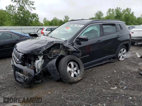 2018 Jeep Compass Latitude with VIN 3C4NJDBB9JT114947, listed as a Copart auction lot 56967075 with 31,994 mi miles and Salvage title. Bid and sale history available at DreamBid. Image 1.