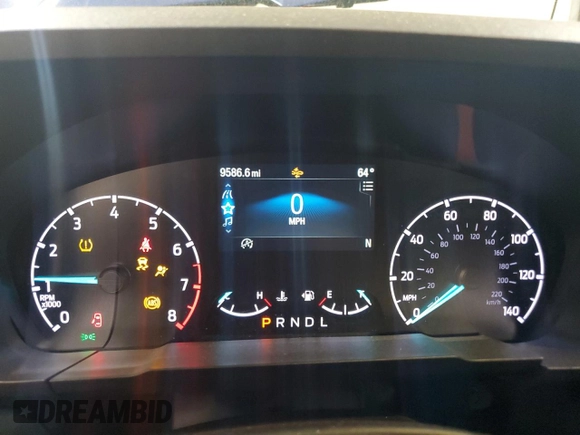2024 Ford Maverick XLT with VIN 3FTTW8J90RRB50324, listed as a Copart auction lot 56813305 with 9,586 mi miles and Salvage title. Bid and sale history available at DreamBid. Image 9.