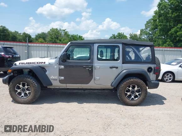 2020 Jeep Wrangler Unlimited Sport with VIN 1C4HJXDN6LW181802, listed as a IAAI auction lot 42402956 with 65,053 mi miles and . Bid and sale history available at DreamBid. Image 14.