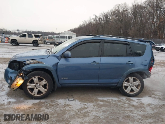 2007 Toyota RAV4 Sport with VIN JTMBD32V675089643, listed as a IAAI auction lot 41126523 with 216,056 mi miles and . Bid and sale history available at DreamBid. Image 14.