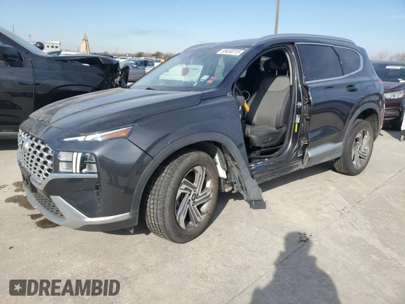 2021 Hyundai Santa Fe Essential with VIN 5NMS24AJ5MH361831, listed as a Copart auction lot 88458315 with 39,816 mi miles and Salvage Title. Bid and sale history available at carsss.com. Image 1.