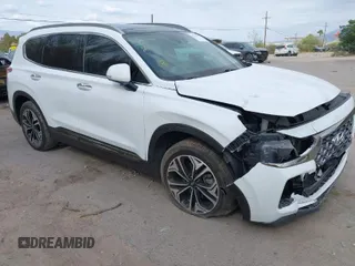 2020 Hyundai Santa Fe Limited with VIN 5NMS53AA7LH289014, listed as a IAAI auction lot 41950197 with 28,455 mi miles and . Bid and sale history available at DreamBid. Image 1.